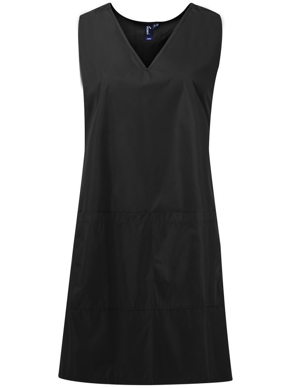 Black Waterproof wrap around tunic