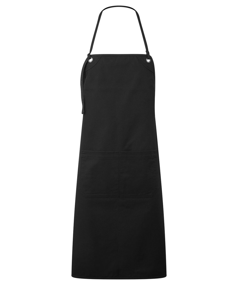 Black ‘Artisan’s choice’ double-pocket canvas apron