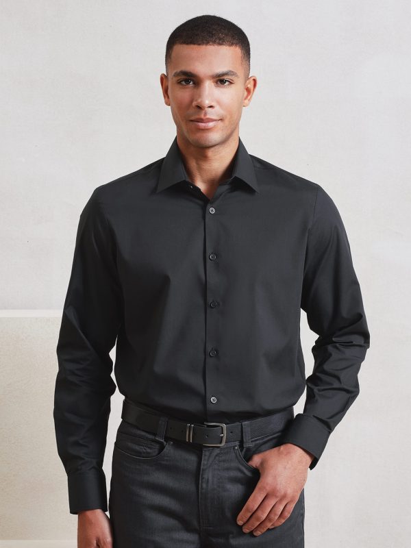 Long sleeve ‘Recyclight’ poplin shirt