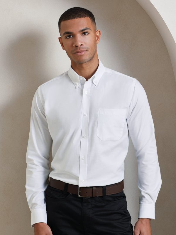 Signature Oxford long sleeve shirt