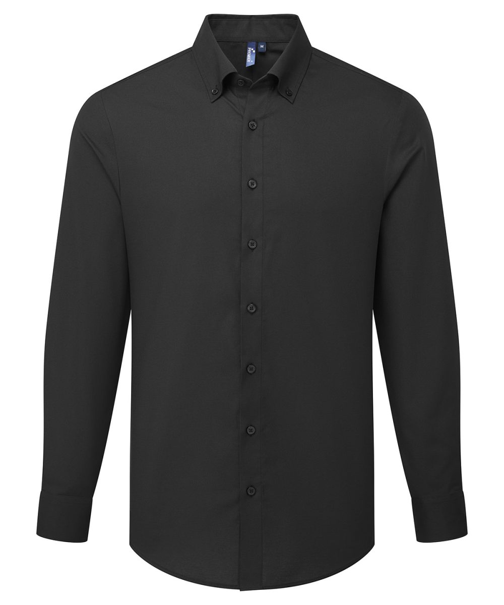 Black ‘Supreme’ Oxford long sleeve shirt