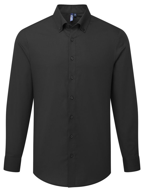 Black ‘Supreme’ Oxford long sleeve shirt