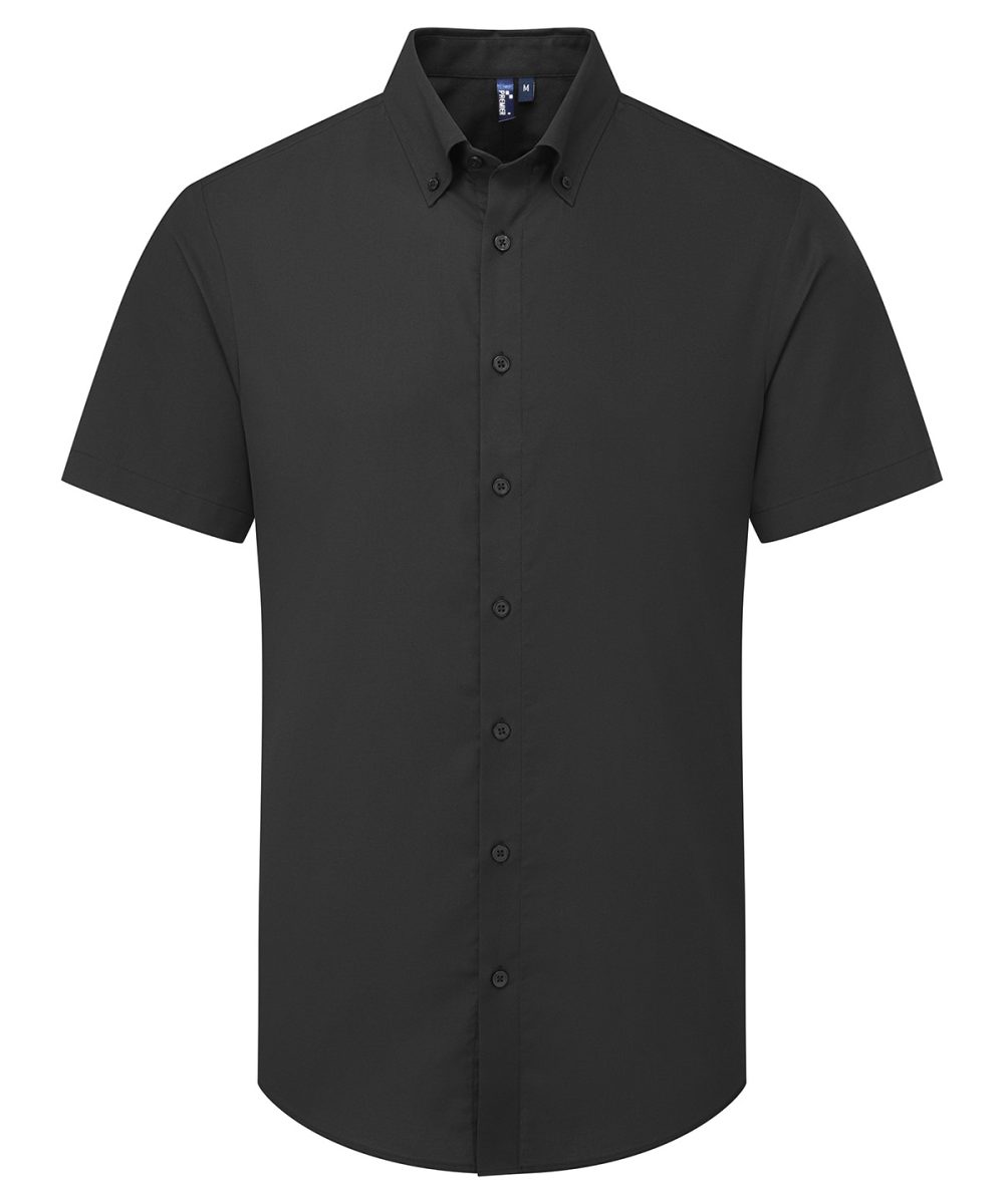 Black ‘Supreme’ Oxford short sleeve shirt