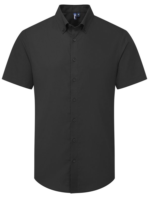 Black ‘Supreme’ Oxford short sleeve shirt