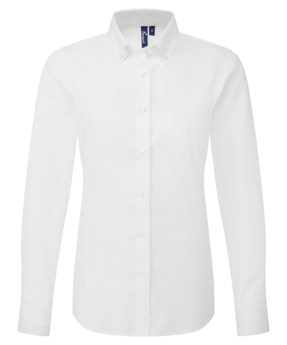 White Women’s ‘Supreme’ Oxford long sleeve shirt