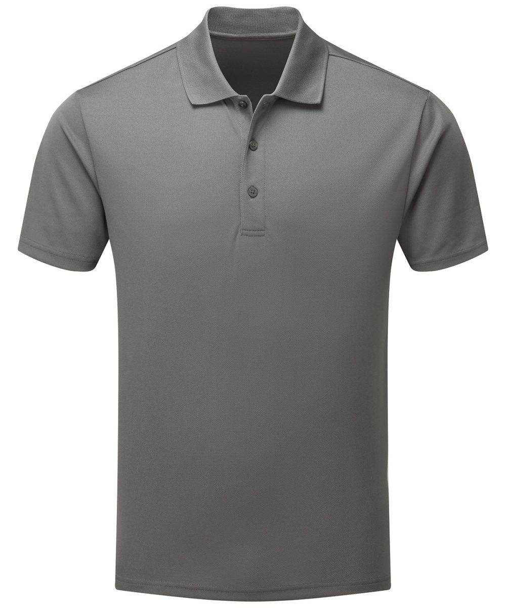 Dark Grey Men’s Spun Dyed Recycled Polo Shirt