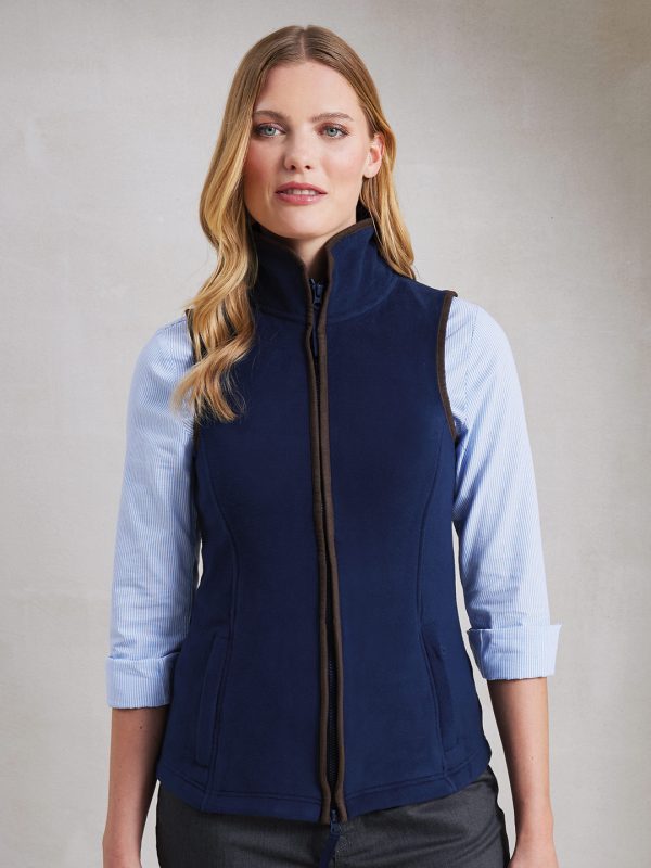 Women’s artisan fleece gilet