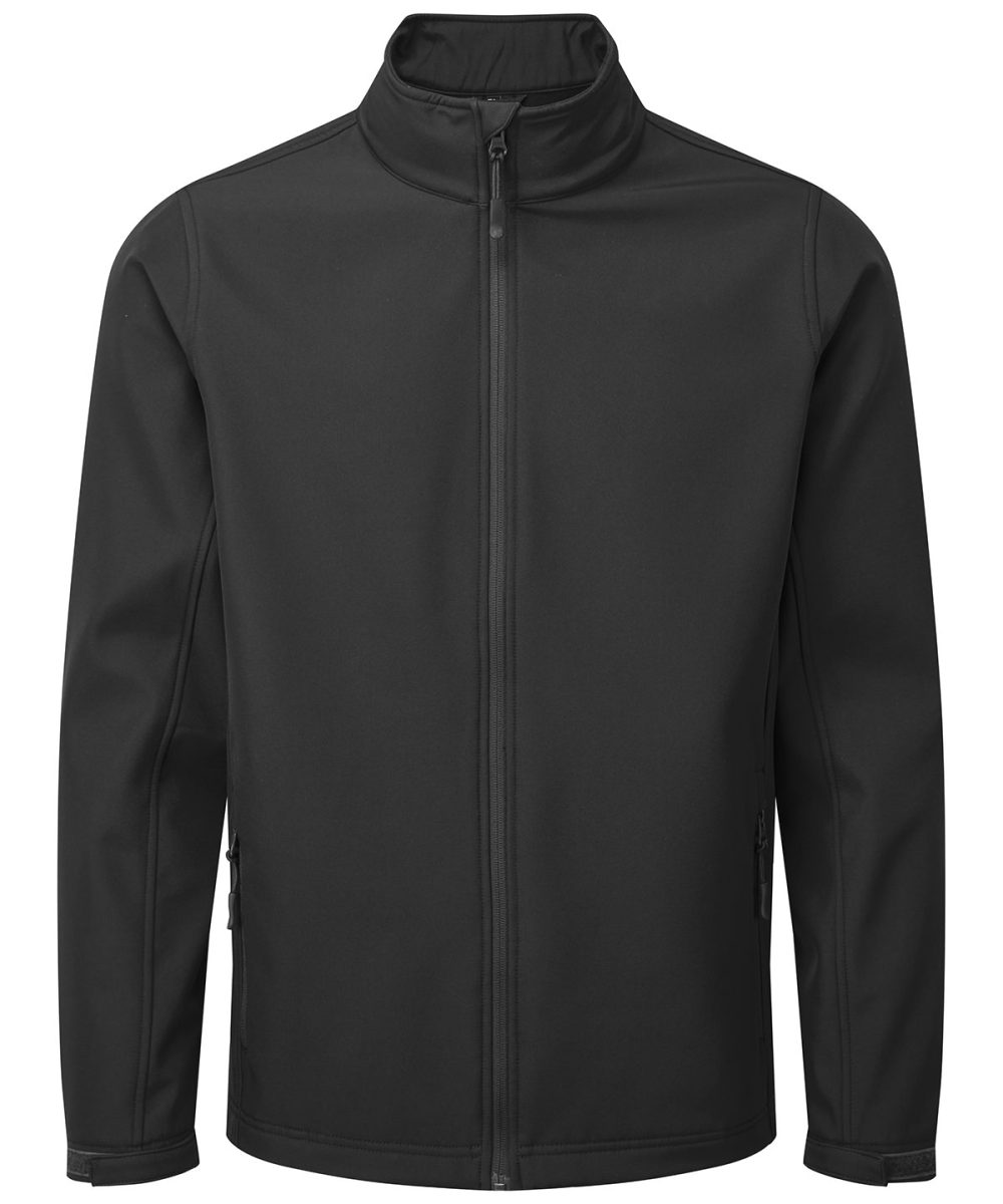 Black Windchecker® printable and recycled softshell jacket