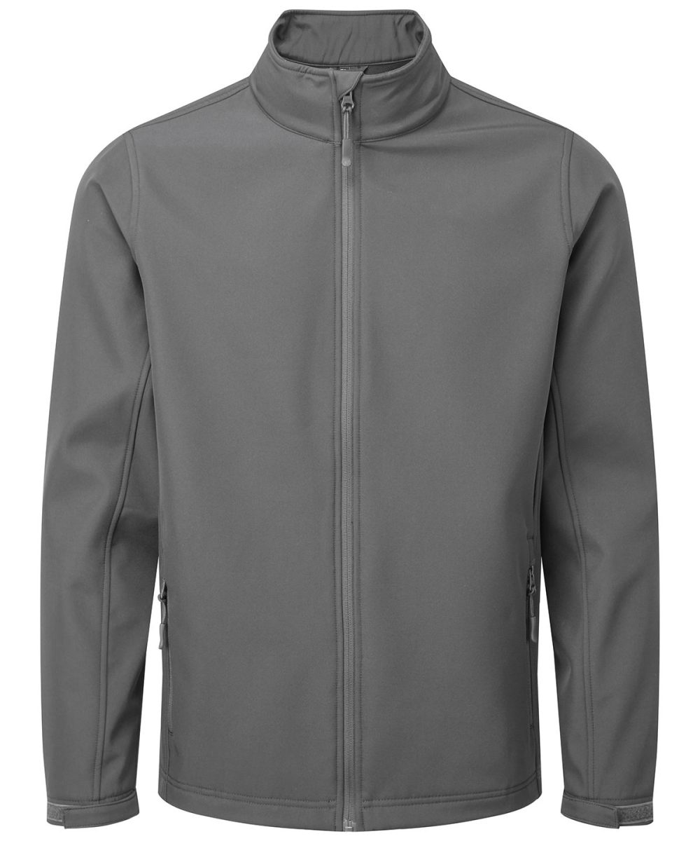 Dark Grey Windchecker® printable and recycled softshell jacket