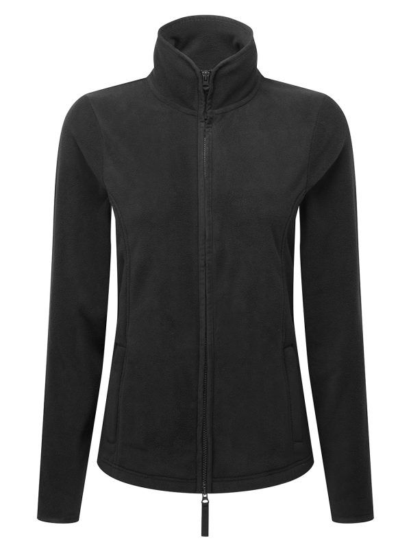 Black/Black Women’s artisan fleece jacket