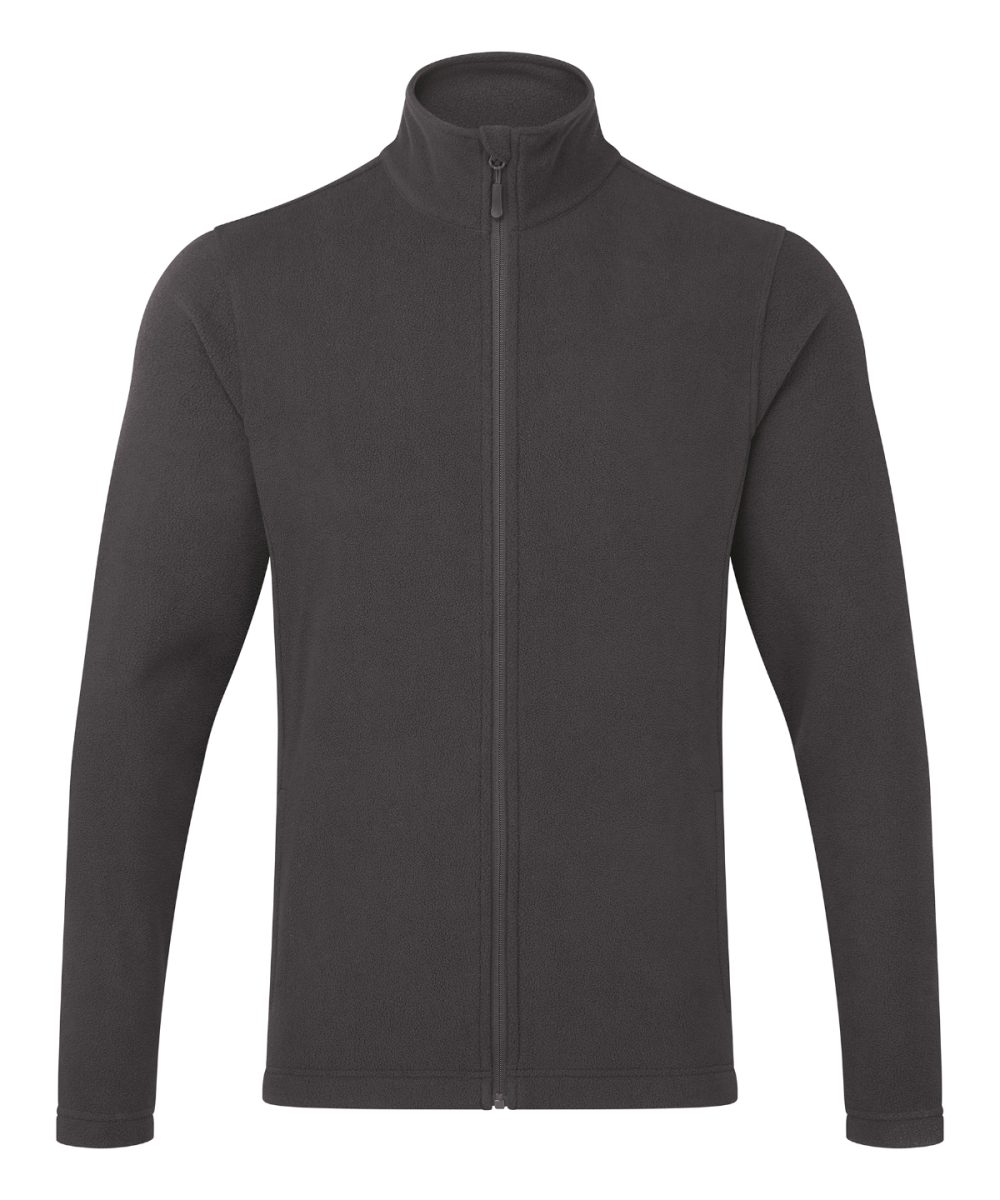 Dark Grey ‘Recyclight’ full-zip microfleece