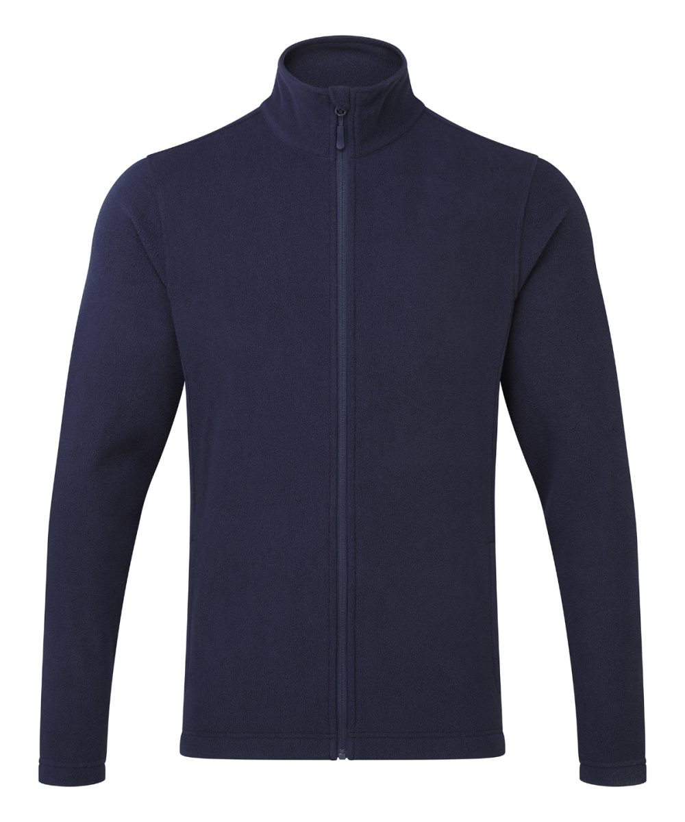 Navy ‘Recyclight’ full-zip microfleece