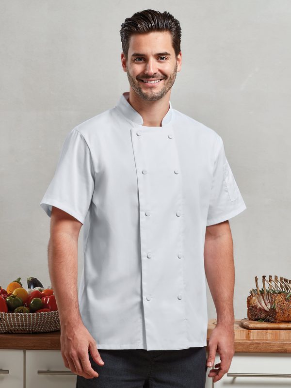 Chefs Coolchecker® short sleeve jacket