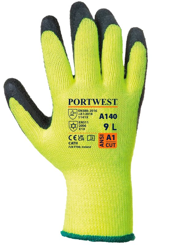 Black Thermal grip glove (A140)