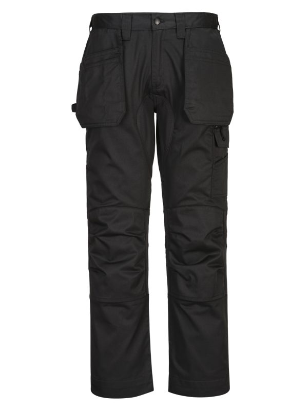 Black WX2 stretch holster trousers (CD883) slim fit