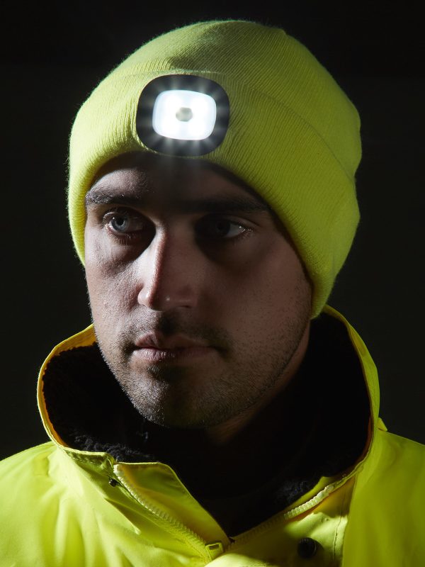 Beanie LED headlight USB rechargeable (B029)