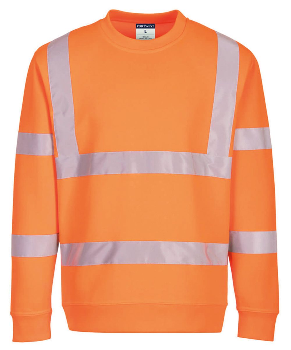 Orange Eco Hi-vis sweatshirt (EC13)