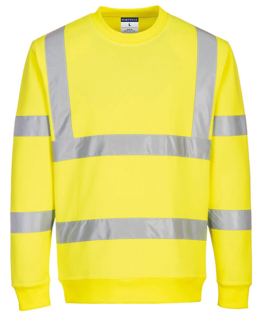 Yellow Eco Hi-vis sweatshirt (EC13)