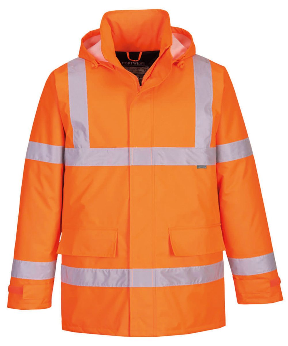 Orange Eco Hi-vis winter jacket (EC60)