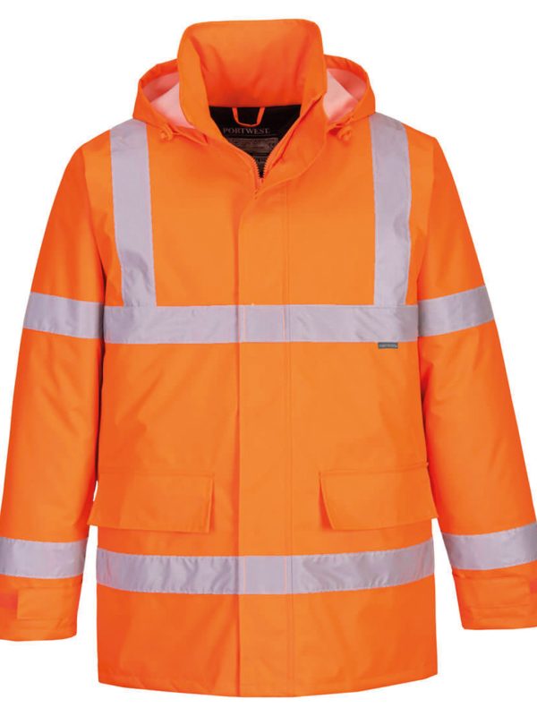 Orange Eco Hi-vis winter jacket (EC60)