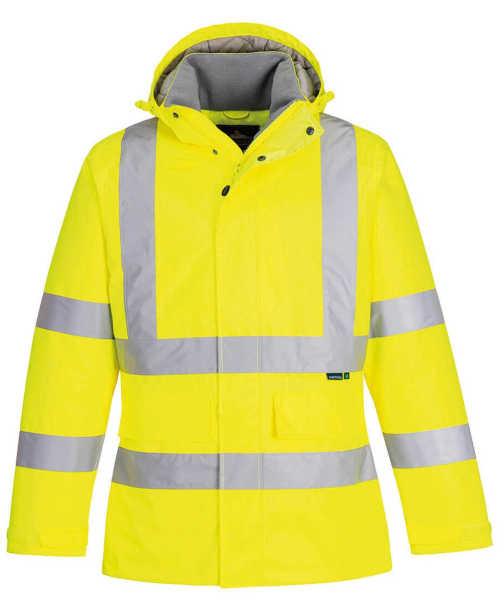 Yellow Eco Hi-vis winter jacket (EC60)