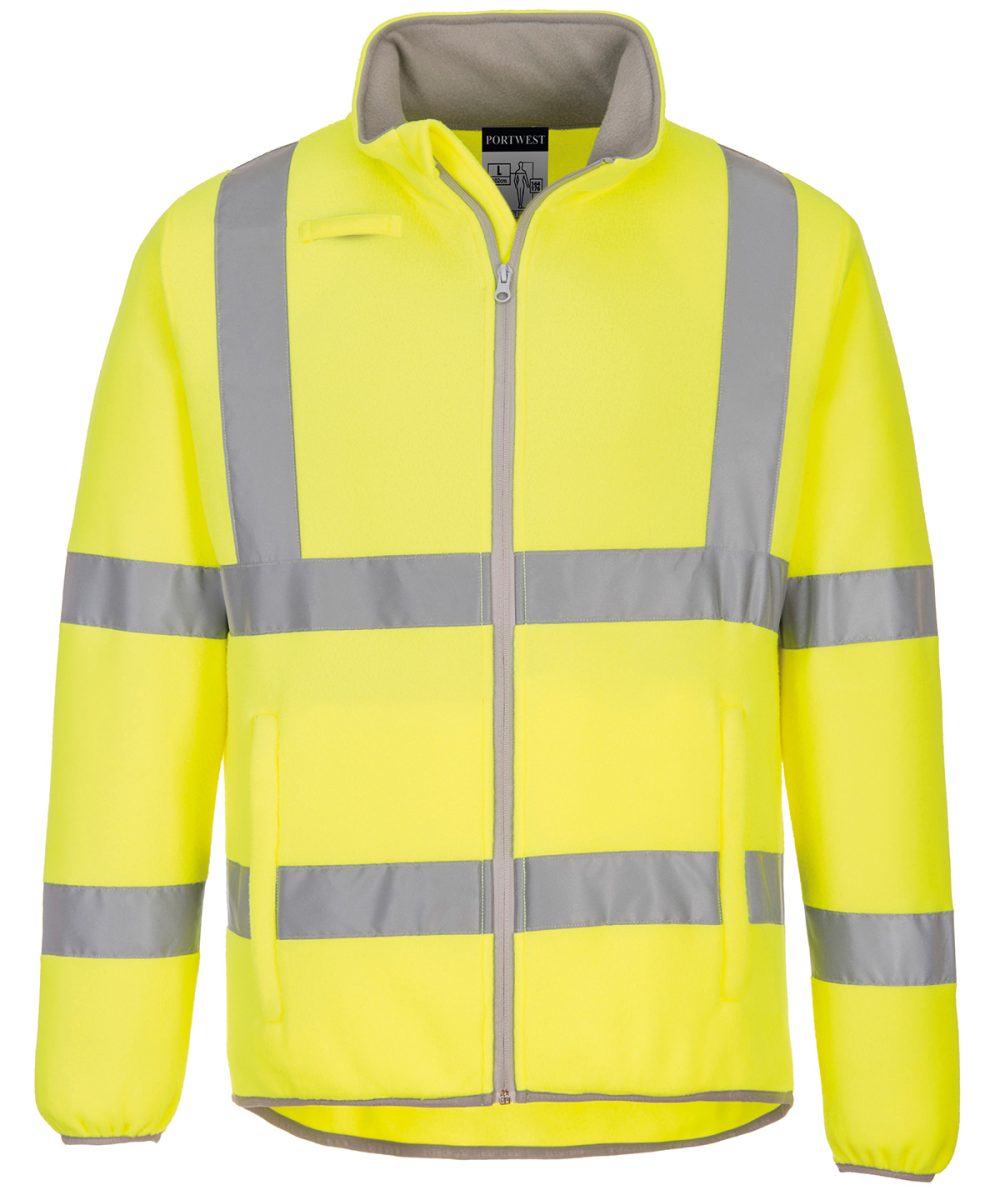 Yellow Eco Hi-vis fleece jacket (EC70)