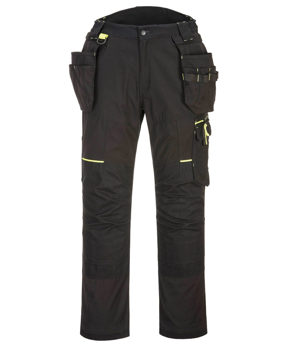 Black WX3 ECO stretch holster trousers (T706) active fit