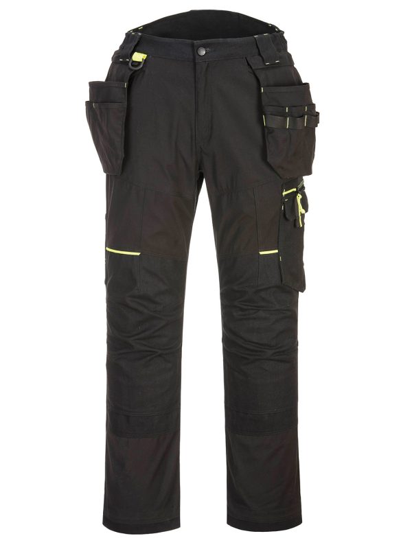 Black WX3 ECO stretch holster trousers (T706) active fit