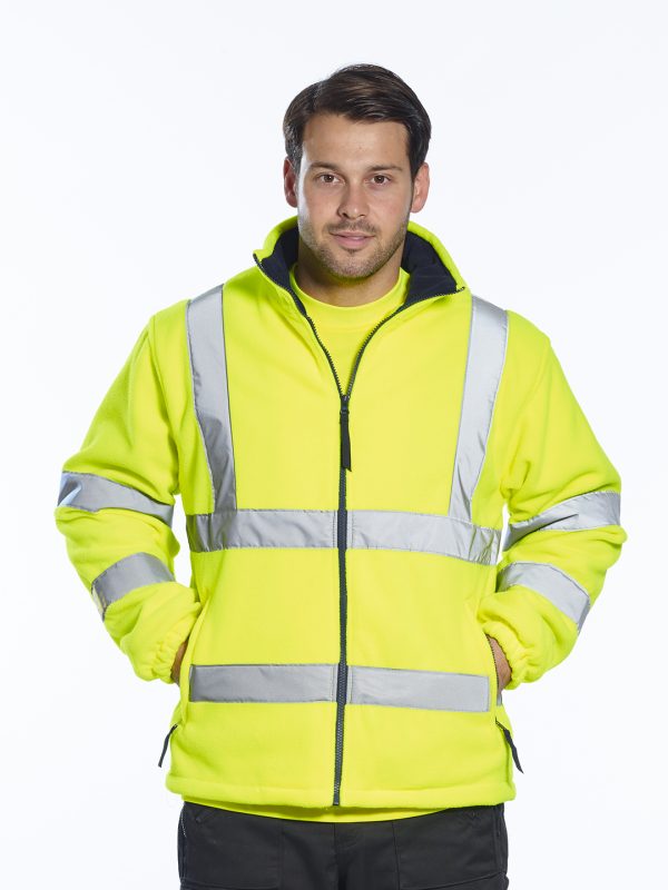 Hi-vis mesh-lined fleece (F300)