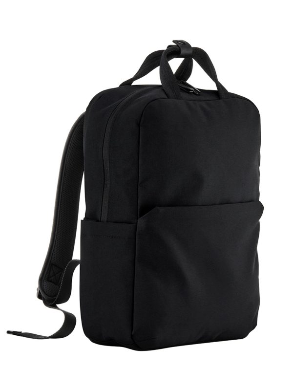 Black Stockholm laptop backpack