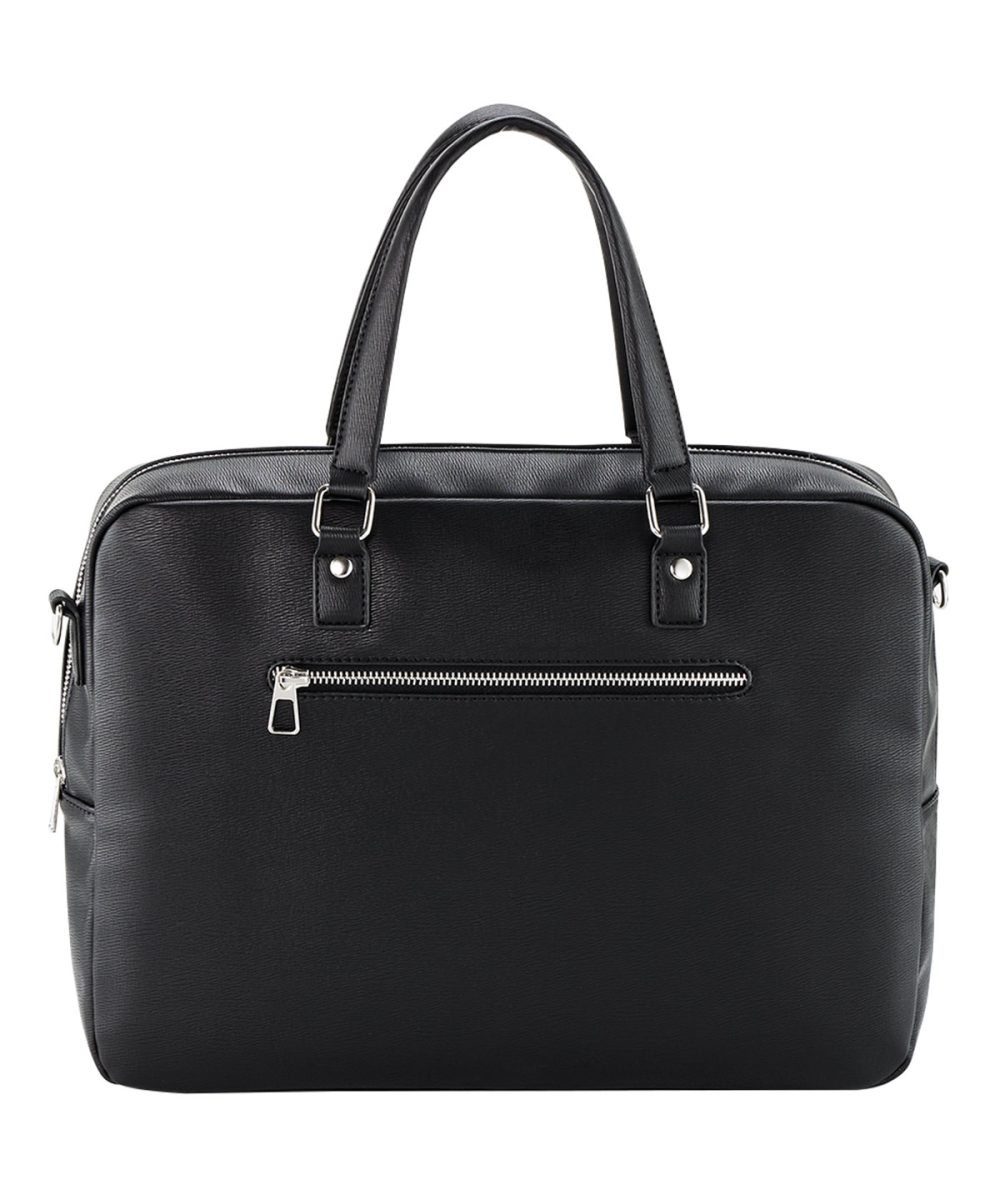 Black Tailored luxe PU briefcase