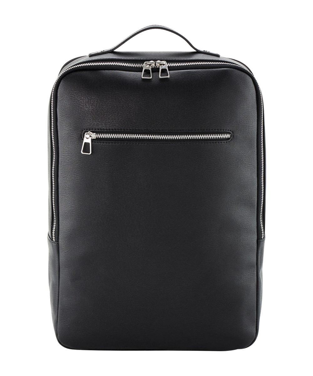 Black Tailored luxe PU backpack