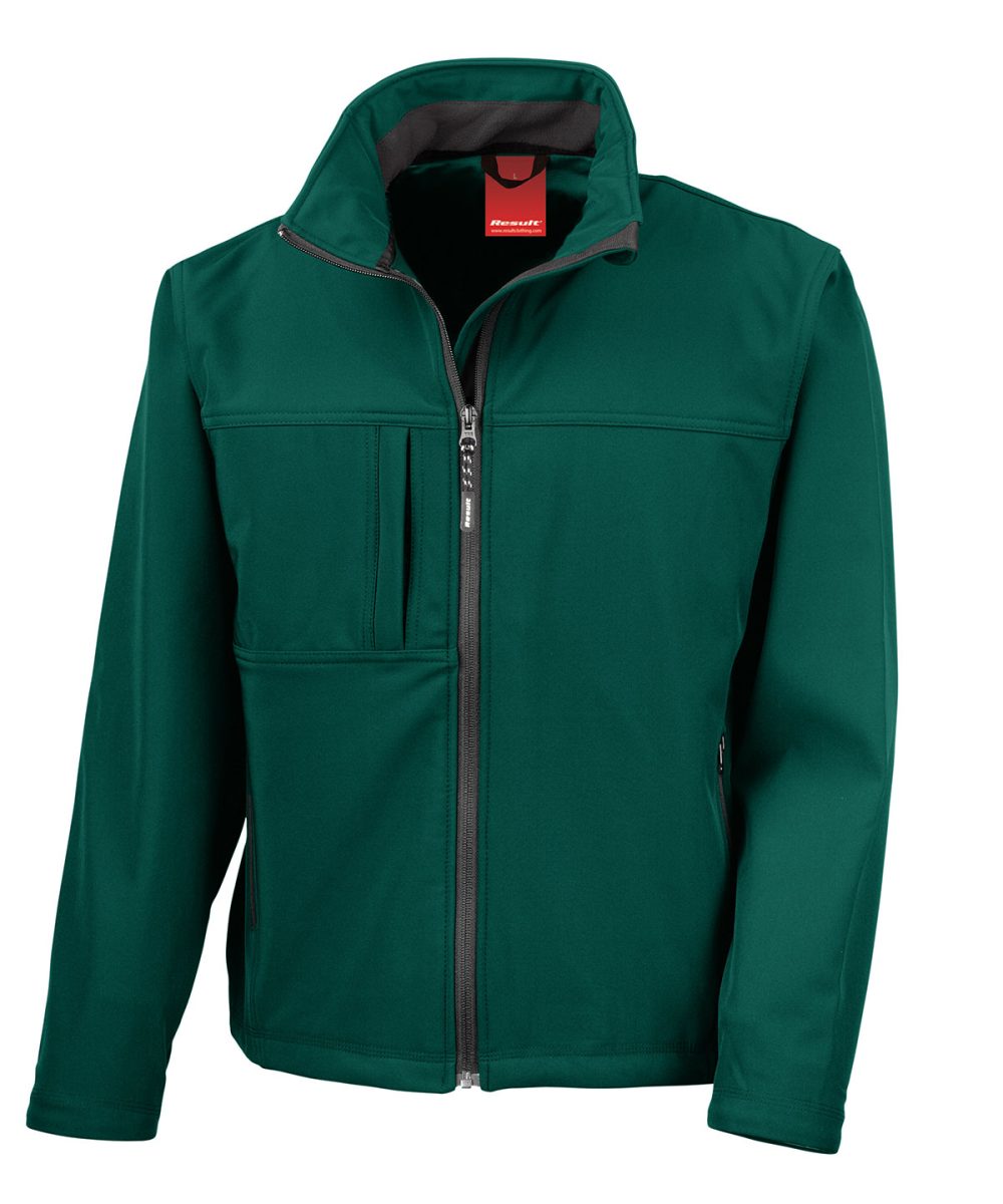 Bottle Green Classic softshell jacket