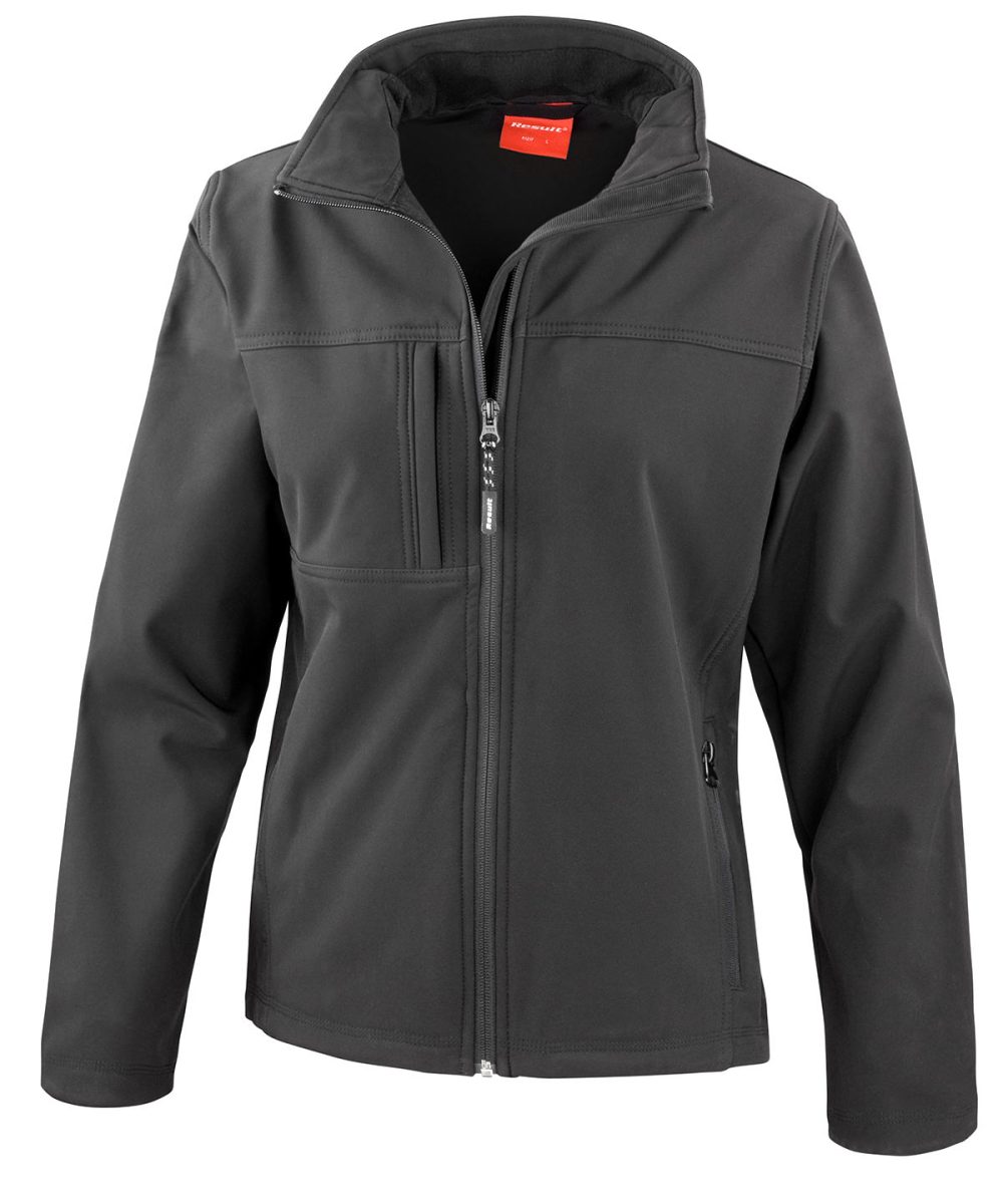 Black Women's classic softshell jacket