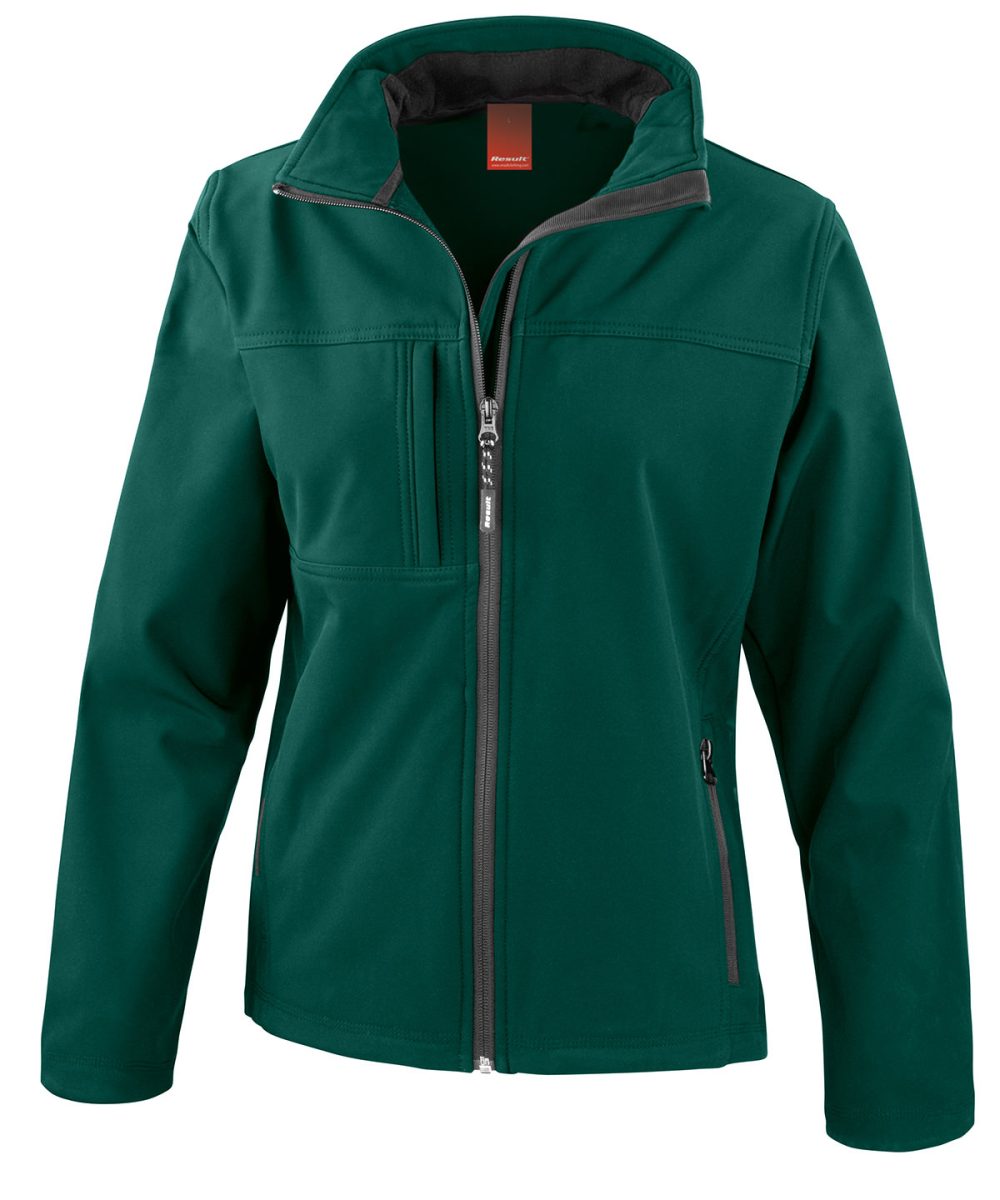 Bottle Green Women's classic softshell jacket