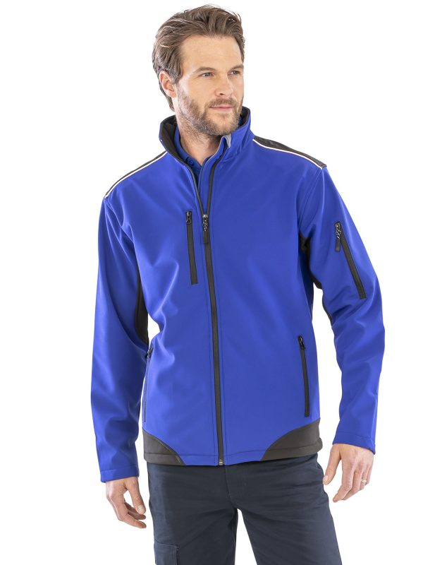 Ripstop softshell workwear jacket