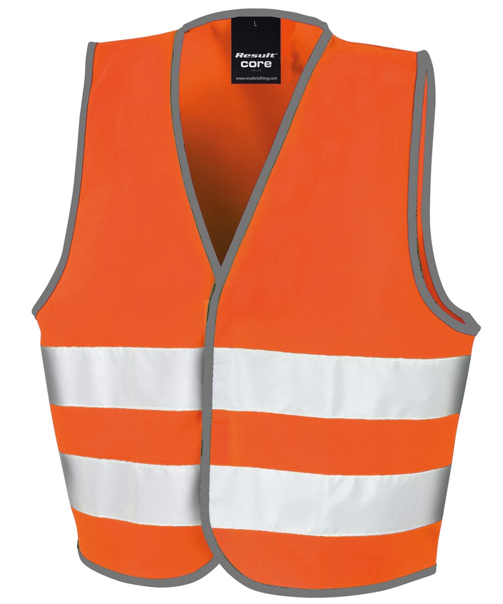 Fluorescent Orange Core junior vest