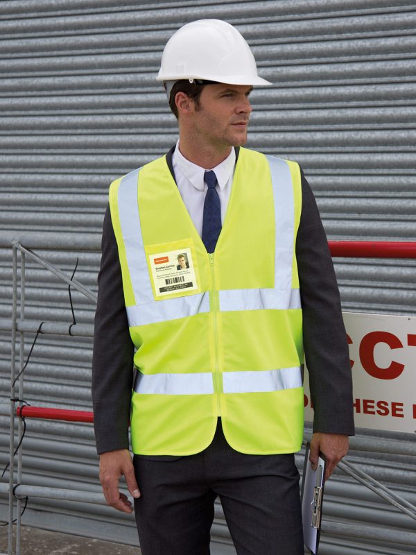 Core zip ID safety tabard