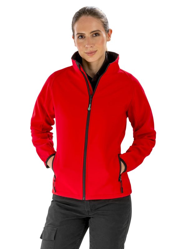 Women's Core printable softshell jacket