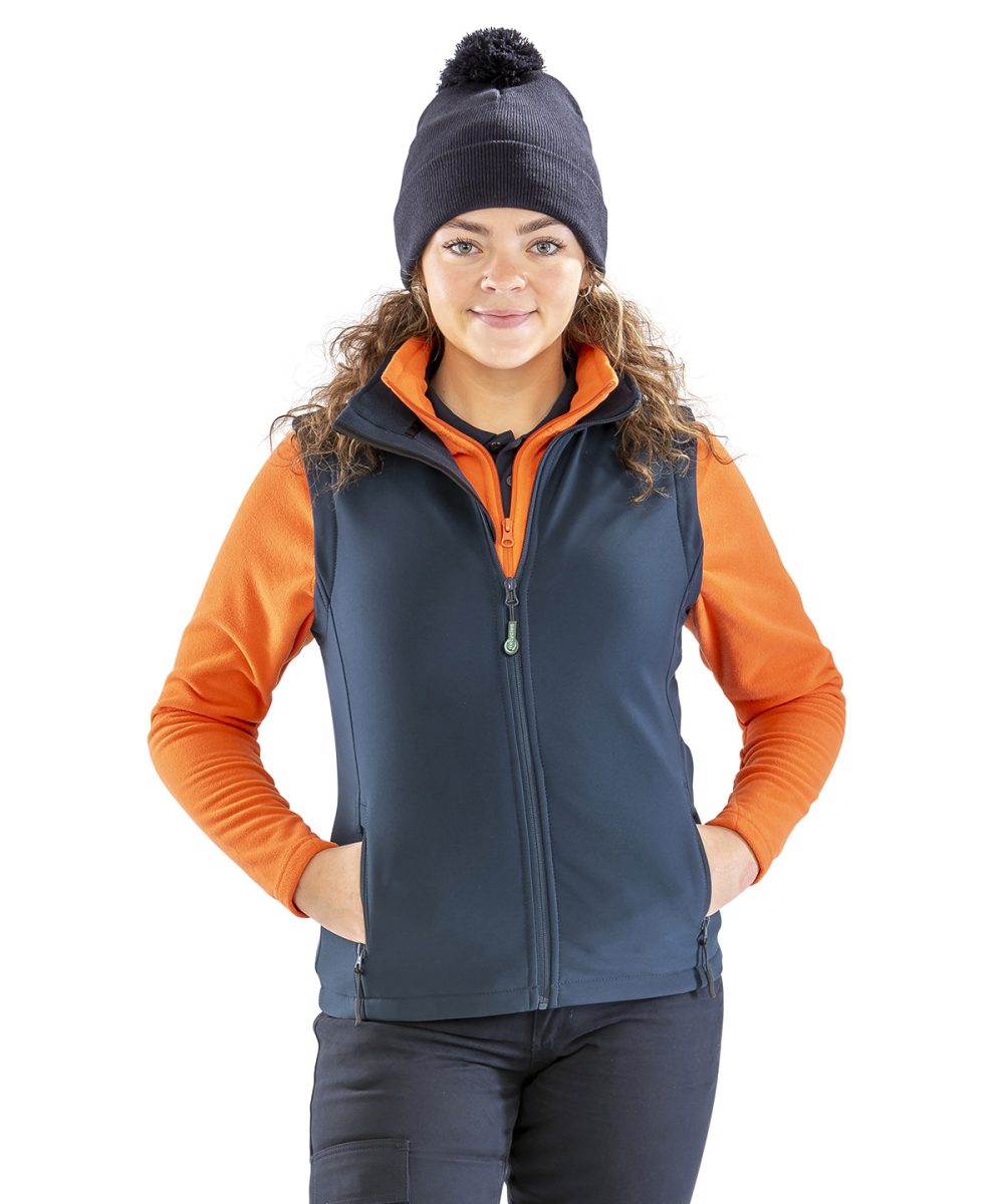 Women's printable softshell bodywarmer