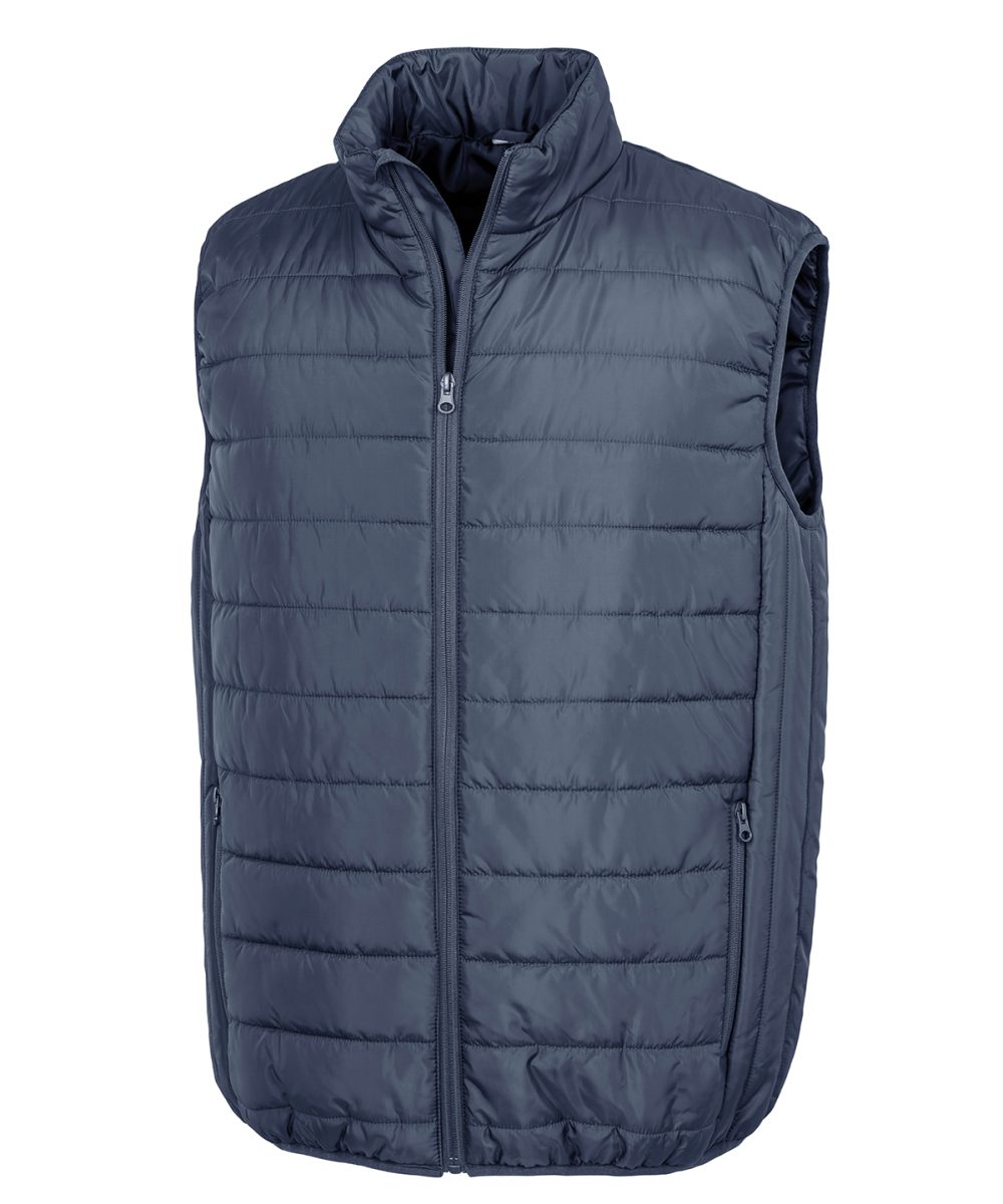 Navy Promo padded bodywarmer