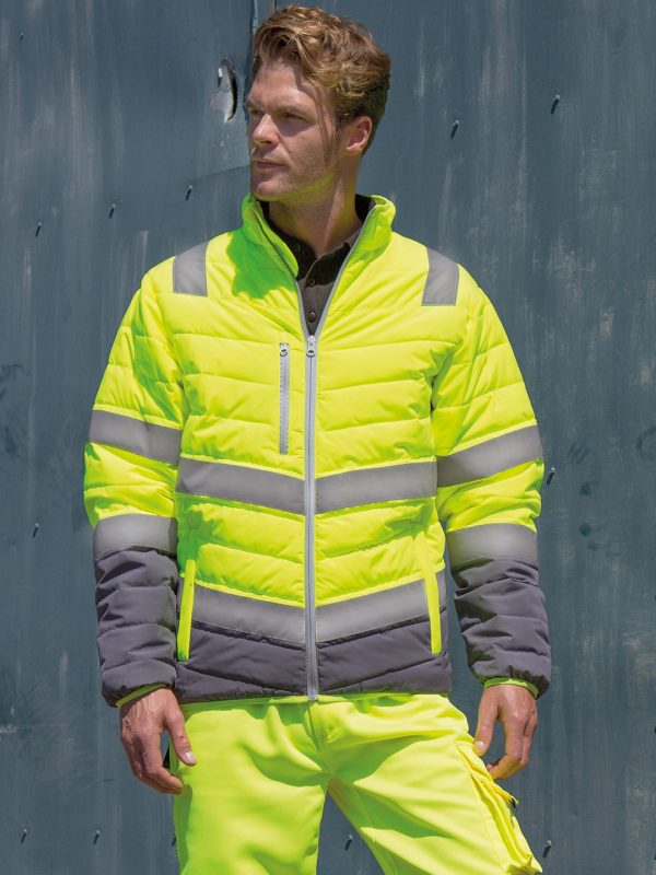 Soft padded safety jacket