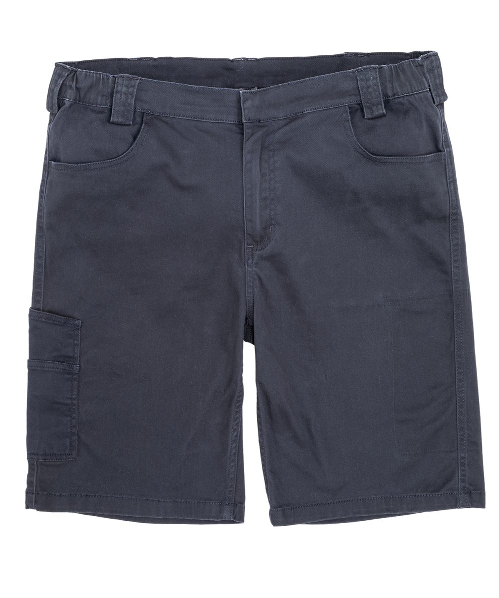 Navy Super-stretch slim chino shorts