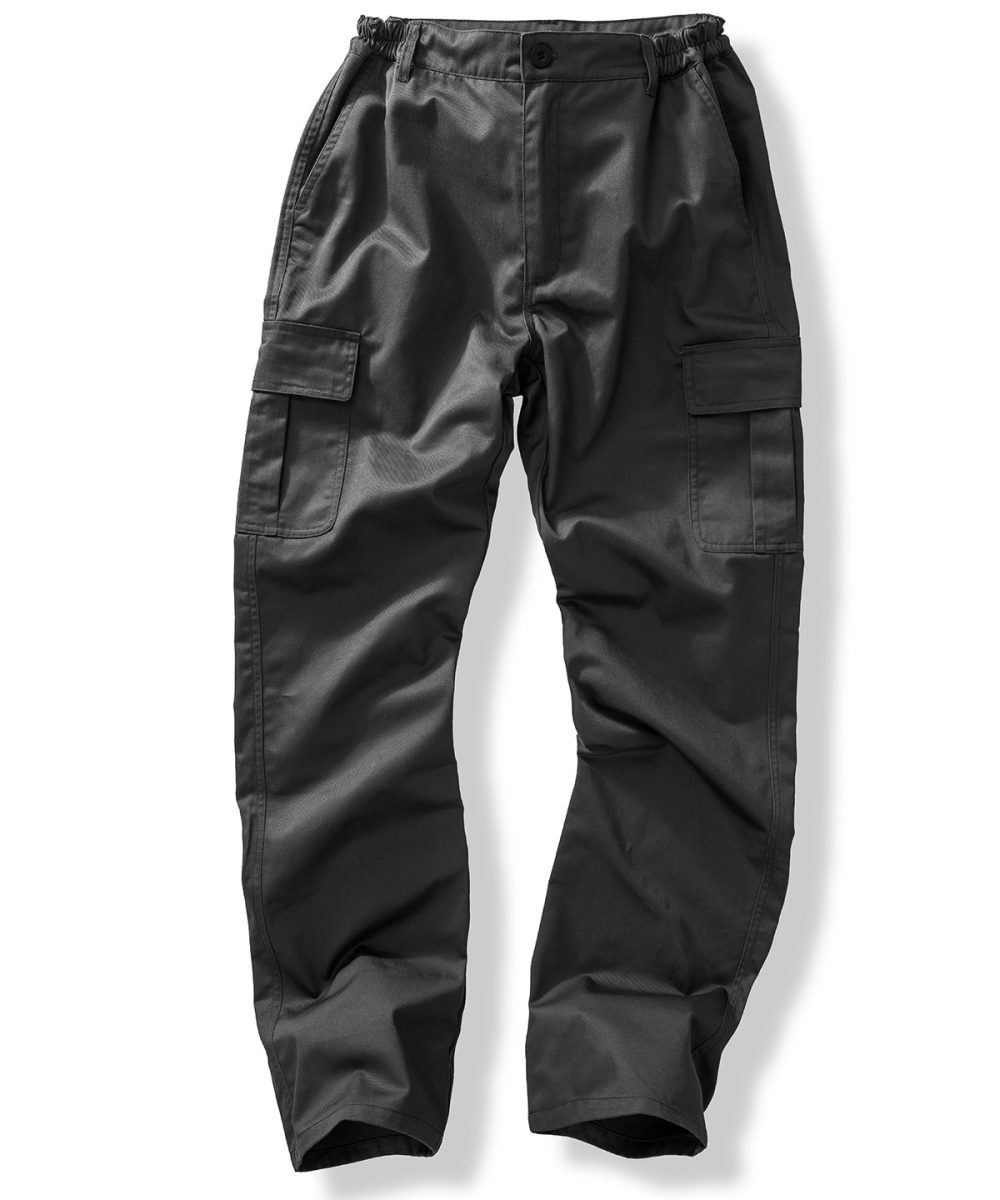 Black Recycled work-guard utility trousers