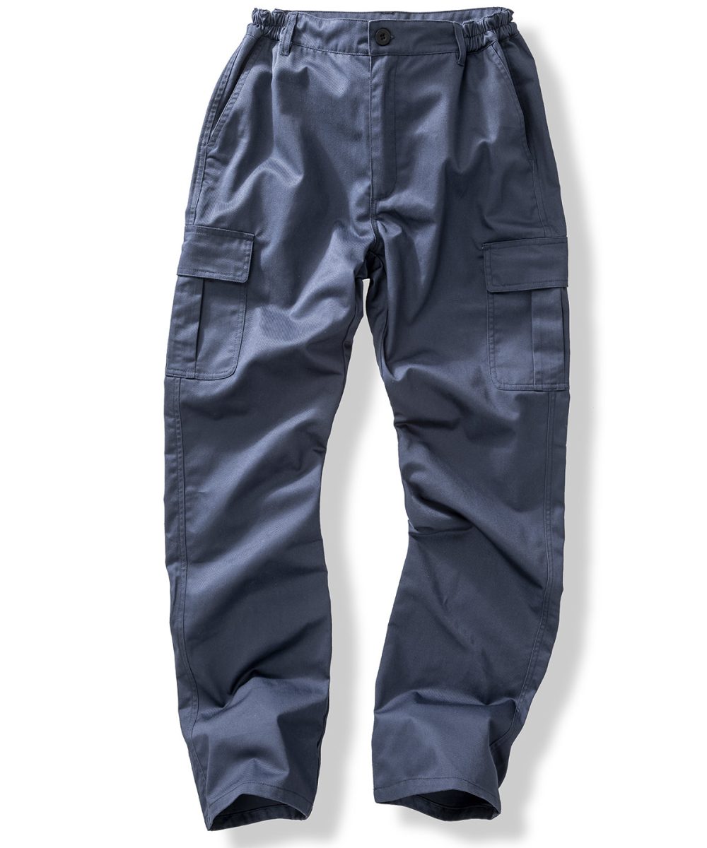 Navy Recycled work-guard utility trousers