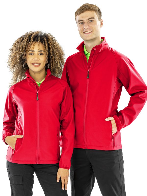 Women's recycled 2-layer printable softshell jacket