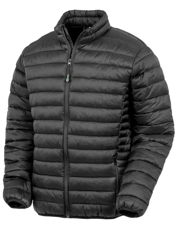 Black Recycled padded jacket