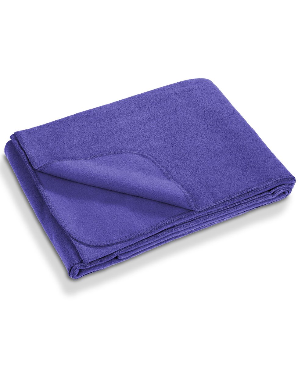 Purple Recycled fleece blanket