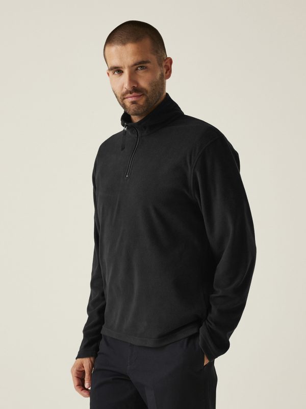 Zip-neck microfleece