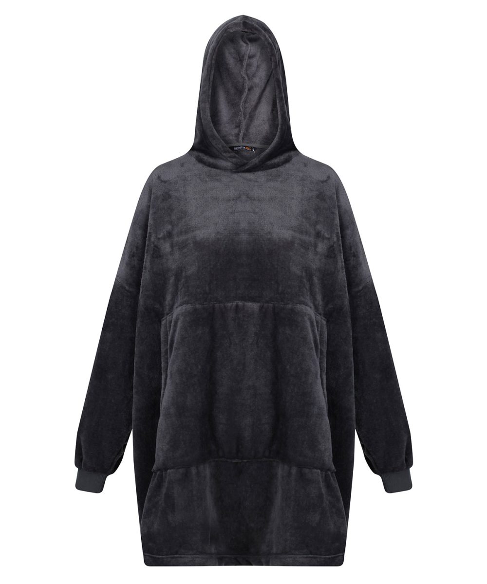 Seal Grey Snuggler oversized fleece hoodie